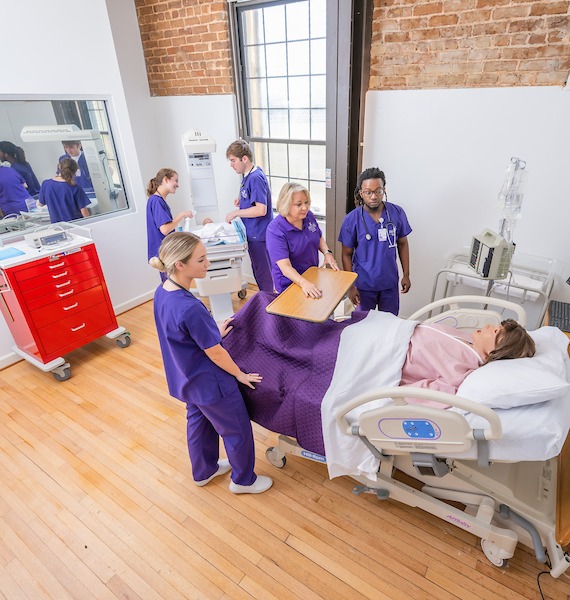 The new simulation facility aims to better equip the next generation of  Spring Hill nursing students 