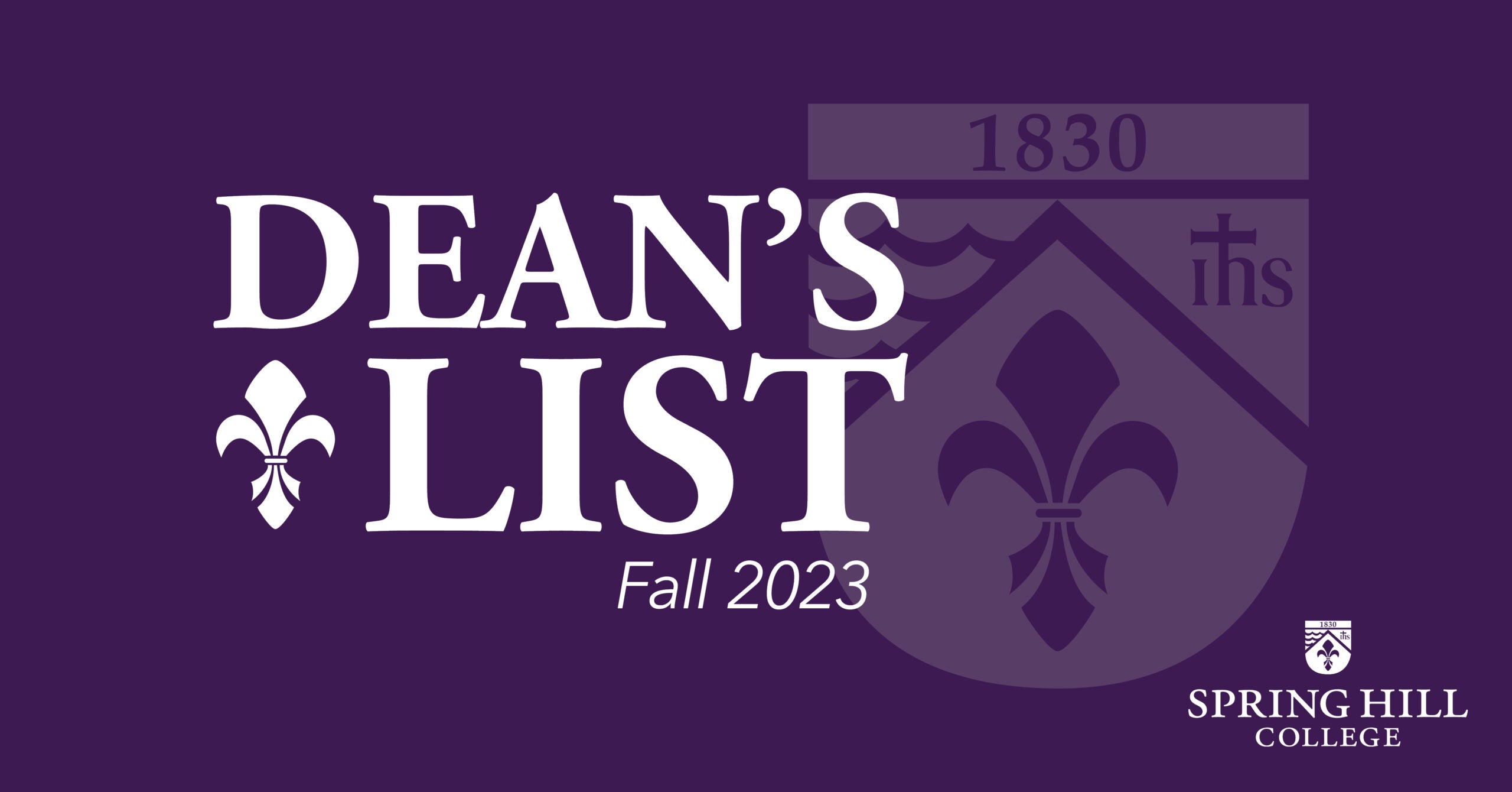 Fall 2023 Dean's List